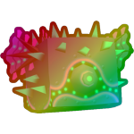 Rainbow Abyssal Pufferfish