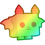 Rainbow Albino Bat