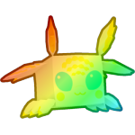 Rainbow Angel Moth