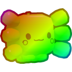 Rainbow Balloon Axolotl