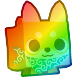 Rainbow Bandana Shiba