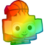Rainbow Basketball Monkey