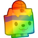 Rainbow Basketball Retriever
