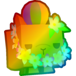 Rainbow Beach Ball Capybara