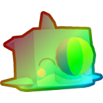 Rainbow Beach Ball Dolphin