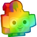 Rainbow Beach Ball Monkey