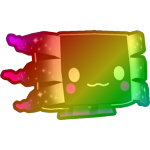 Rainbow Black Hole Axolotl
