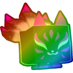 Rainbow Black Hole Kitsune