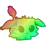 Rainbow Blue Fluffy
