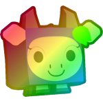 Rainbow Blueberry Cow
