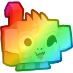 Rainbow Blurred Monkey