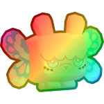 Rainbow Butterfly Llama