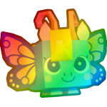 Rainbow Butterfly Pony