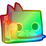 Rainbow Candycane Shake Shark