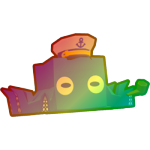 Rainbow Captain Octopus