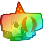 Rainbow Carnival Elephant