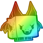Rainbow Cartoon Demon