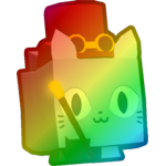 Rainbow Cat Magician