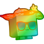 Rainbow Chill Cat