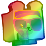 Rainbow Chill Polar Bear