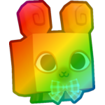 Rainbow Cinnamon Bunny
