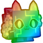 Rainbow Circuit Cat