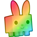 Rainbow Classic Bunny
