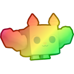 Rainbow Cloud Bat