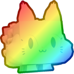 Rainbow Cloud Cat