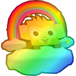 Rainbow Cloud Monkey