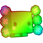 Rainbow Clover Axolotl