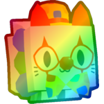 Rainbow Clown Cat