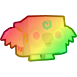 Rainbow Color Ruins Parrot