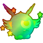 Rainbow Comet Cyclops Ball
