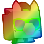 Rainbow Cool Cat