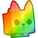 Rainbow Corgi