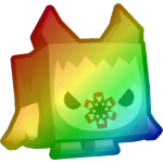 Rainbow Creepy Yeti