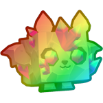 Rainbow Crystal Bat