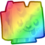 Rainbow Crystal Dog