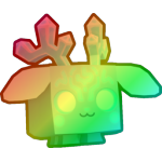 Rainbow Crystal Jackalope