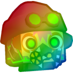Rainbow Cyberpunk Meerkat