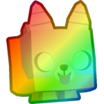 Rainbow Cyborg Corgi