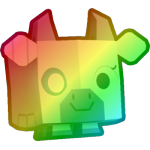 Rainbow Cyborg Cow