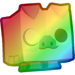 Rainbow Cyborg Piggy