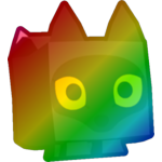 Rainbow Dark Fox