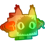 Rainbow Demolition Cat