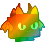 Rainbow Demon Cat