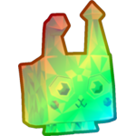 Rainbow Diamond Bunny