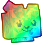 Rainbow Diamond Dog