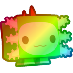 Rainbow Dino Axolotl